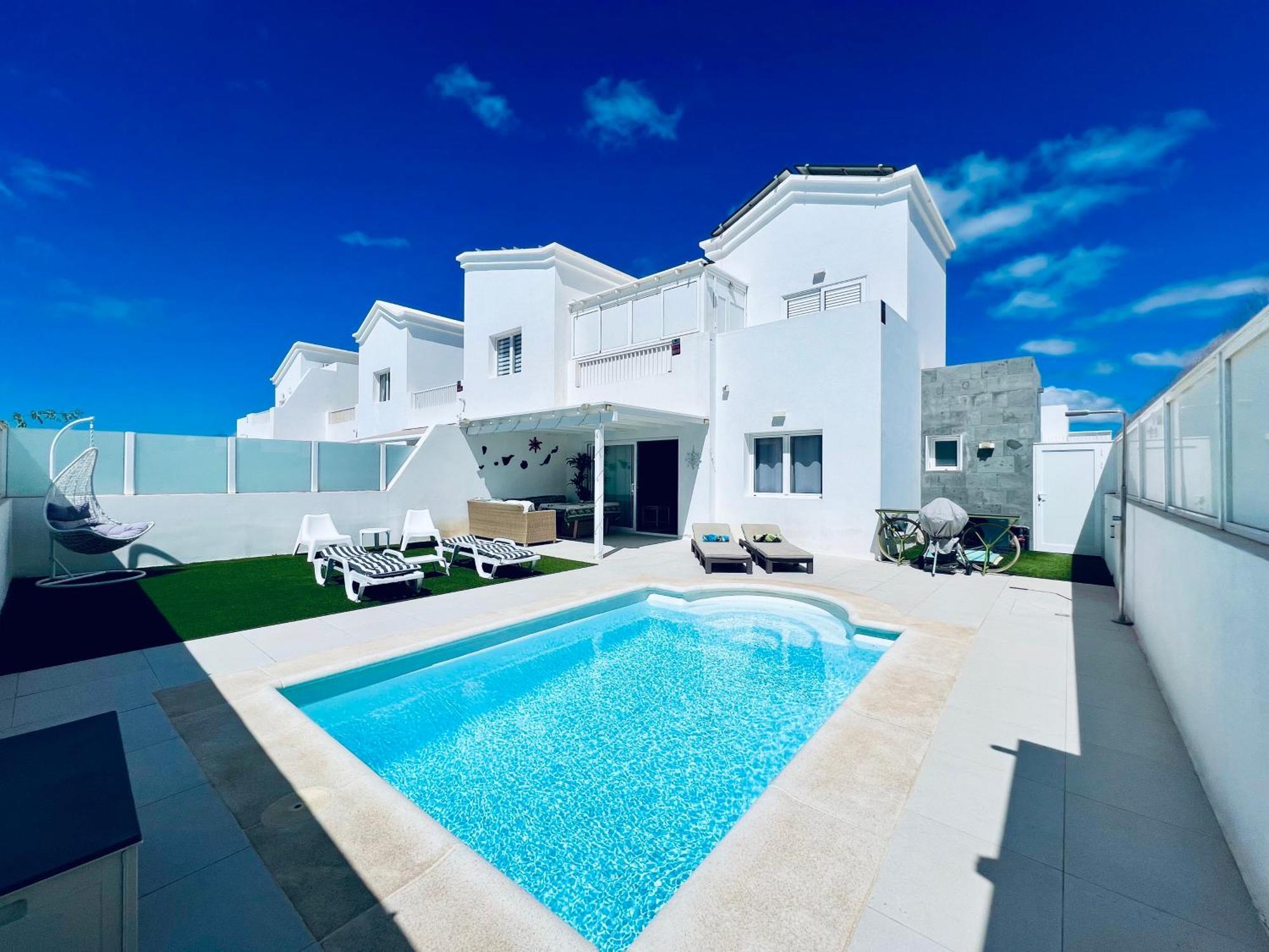 פלאיה בלנקה Lovely Villa Sanmar, Heated Pool מראה חיצוני תמונה