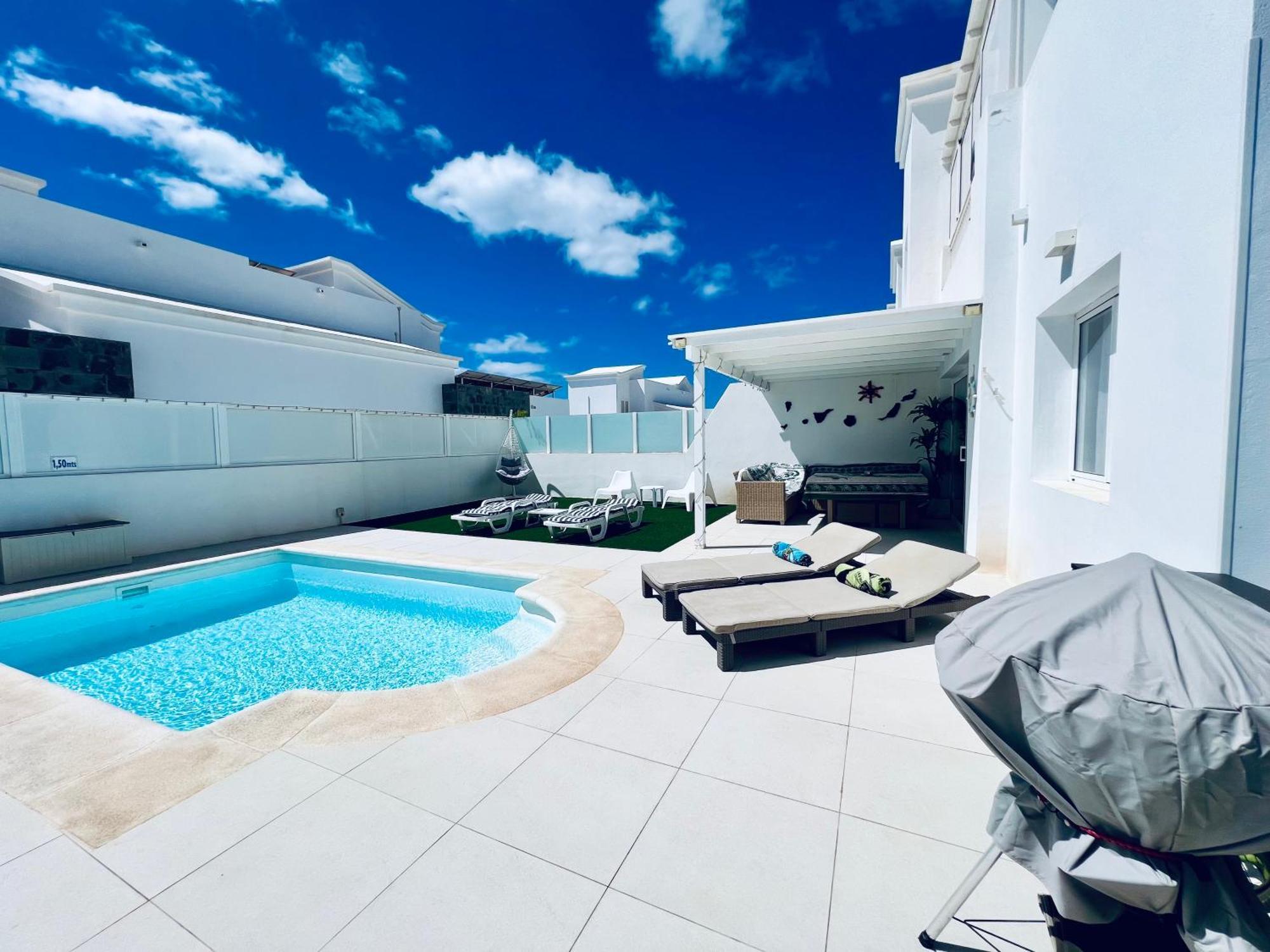 פלאיה בלנקה Lovely Villa Sanmar, Heated Pool מראה חיצוני תמונה